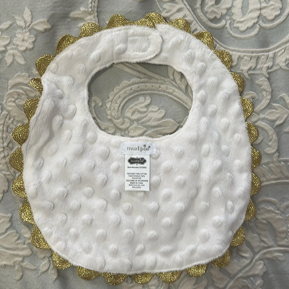 Mud Pie Holiday Bib - My First Christmas